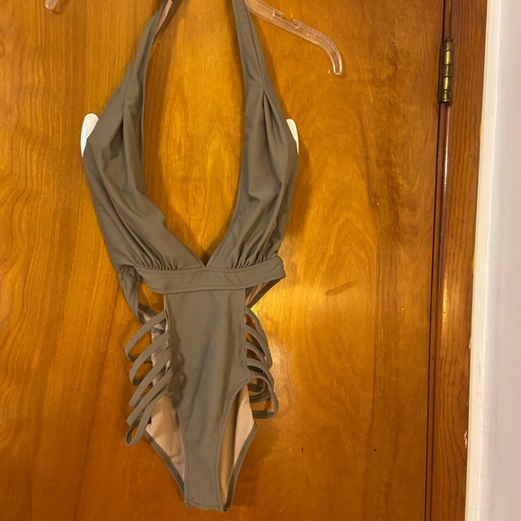 Other - Yira by Fashion Nova Sage Green One Piece Swimsuit/ Bodysuit